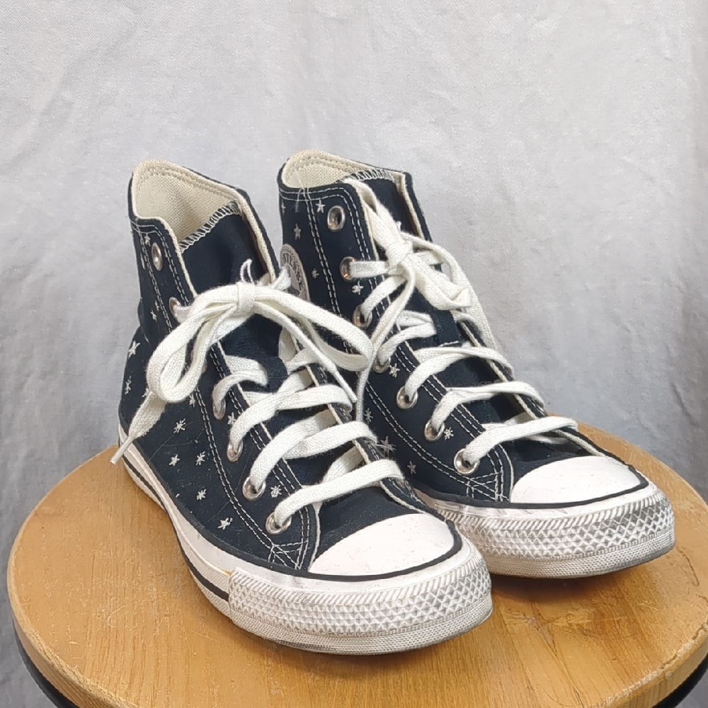 Converse Crystal Energy Star Embroidery High Tops 7.5